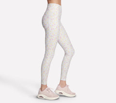 GO WALK Rib Floral Full Length High-Waisted Legging | Women Skechers on sale