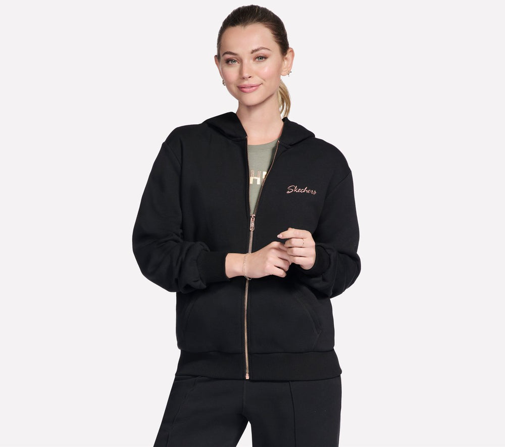 SKECH SWEATS Signature Full Zip Hoodie | Women Skechers outlet