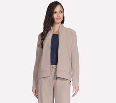 GO Luxe Rib Everyday Full Zip Jacket | Women Skechers discount