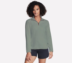 Soft Knit Ottoman 1/4 Zip | Women Skechers on sale