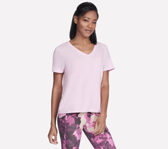 Pima V-Neck Tee | Women Skechers outlet
