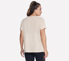 Diamond Cheetah Short Sleeve Tee | Women Skechers on sale