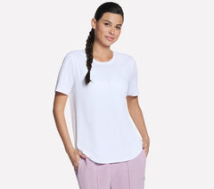 GO WALK Luxe Rib Tee | Women Skechers for sale