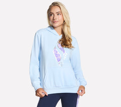 Floral Diamond Pullover Hoodie | Women Skechers on sale