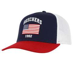Accessories USA Flag Trucker Hat | Skechers for sale