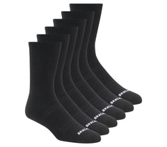 6 Pack Large Core Crew Socks | Skechers outlet