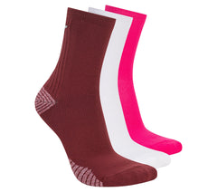 3 Pack Women's Half Terry Low Crew Socks | Skechers online shop