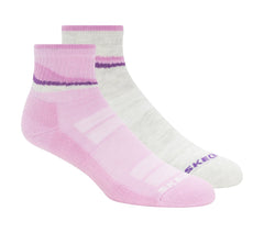 2 Pack Women's Trail Quarter Socks | Skechers outlet