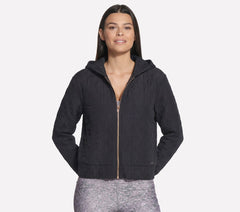 GO WALK Cozy Fit Diamond Jacket | Women Skechers discount