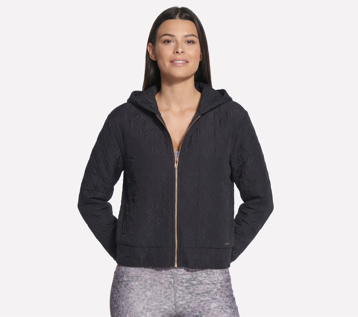 GO WALK Cozy Fit Diamond Jacket | Women Skechers for sale