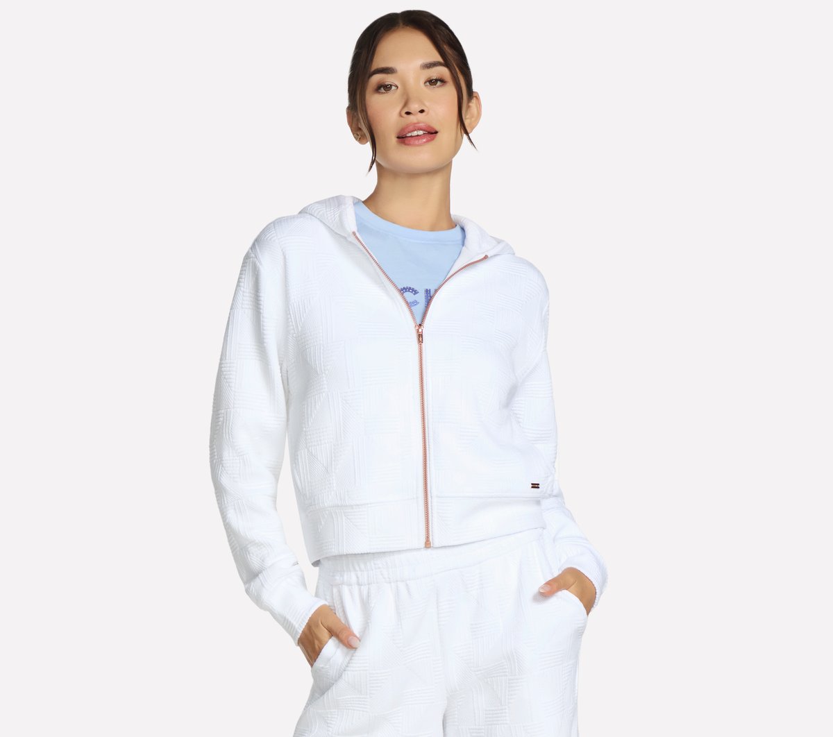 GO WALK Everywhere Diamond Full Zip Jacket | Women Skechers for sale