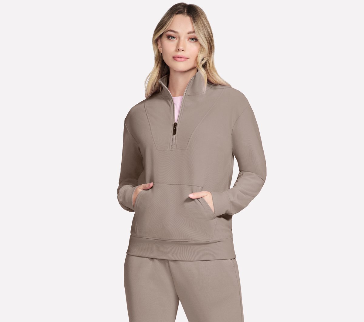 GO LUXE Rib 1/4 Zip | Women Skechers on sale