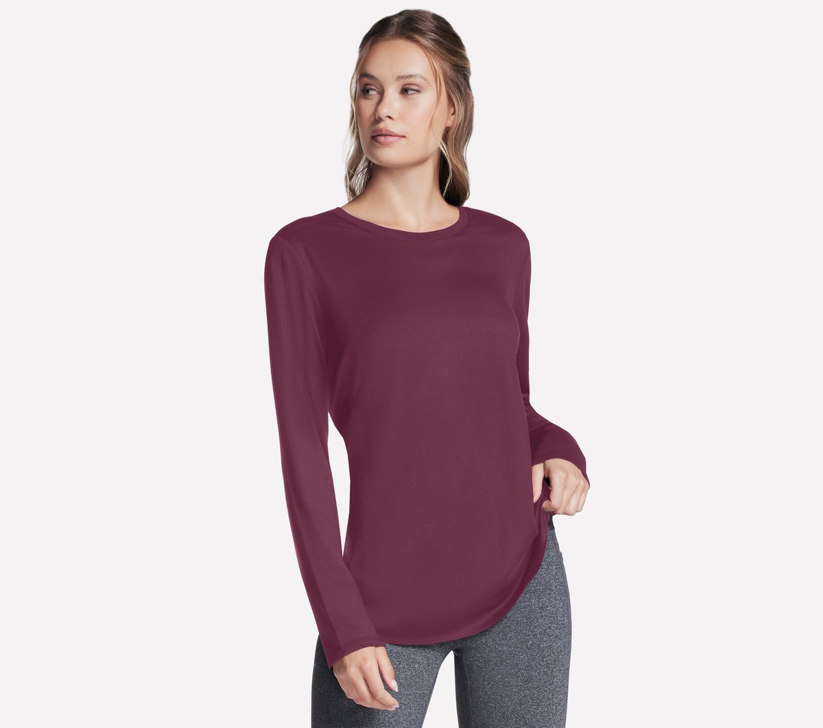 GO DRI Swift Long Sleeve Tunic Crew | Women Skechers sale