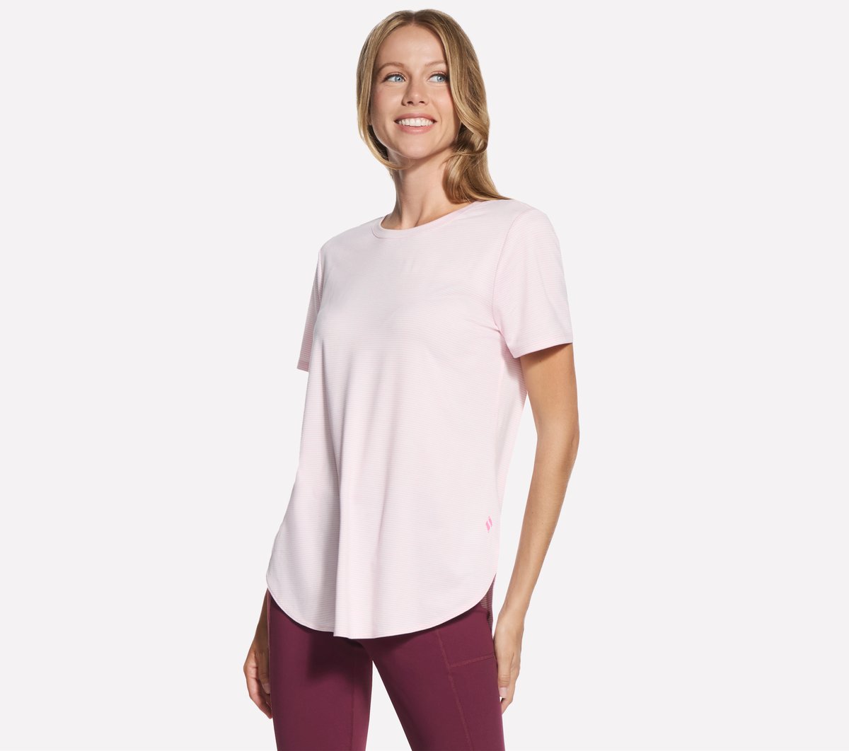 GO DRI Swift Stripe Tunic Tee | Women Skechers on sale
