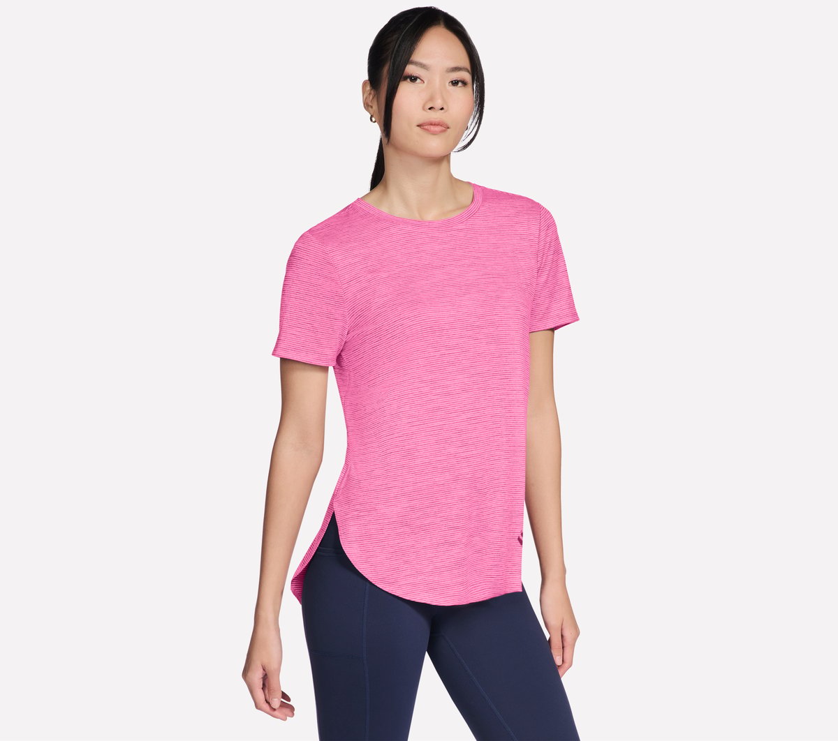 GO DRI Swift Stripe Tunic Tee | Women Skechers on sale