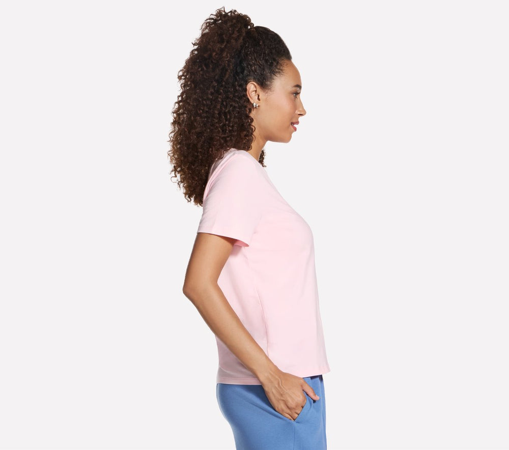 Pima V-Neck Tee | Women Skechers outlet