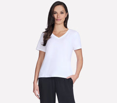 Pima V-Neck Tee | Women Skechers outlet