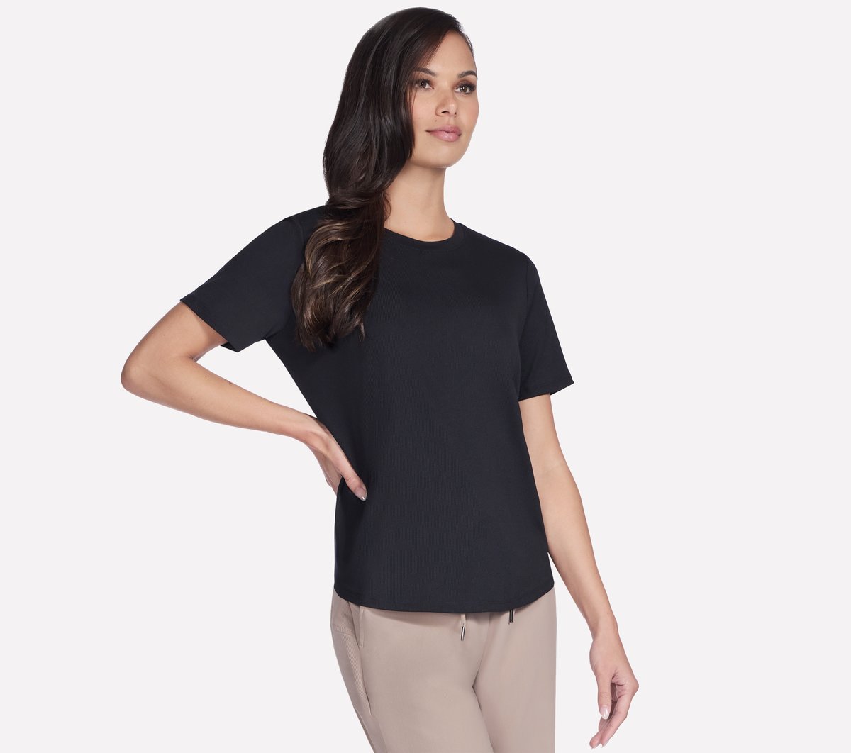 GO WALK Luxe Rib Tee | Women Skechers for sale