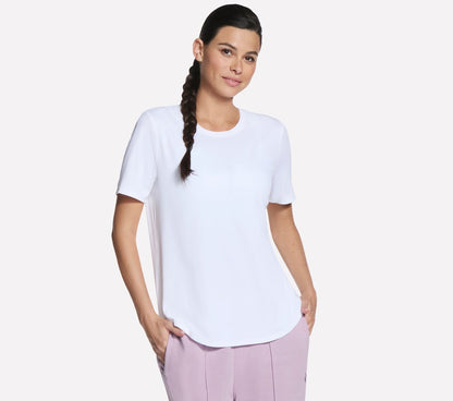 GO WALK Luxe Rib Tee | Women Skechers for sale