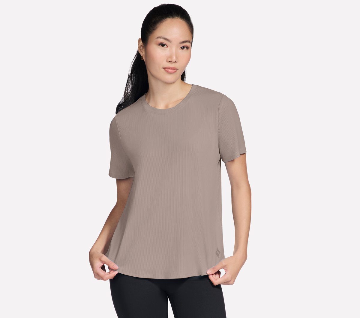 GO WALK Luxe Rib Tee | Women Skechers for sale