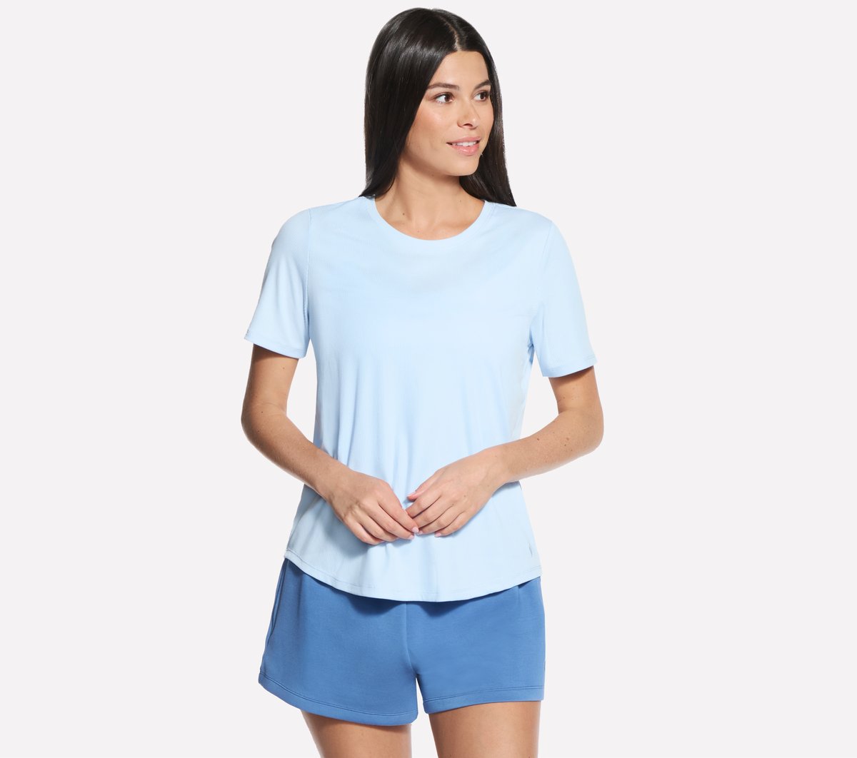 GO WALK Luxe Rib Tee | Women Skechers for sale