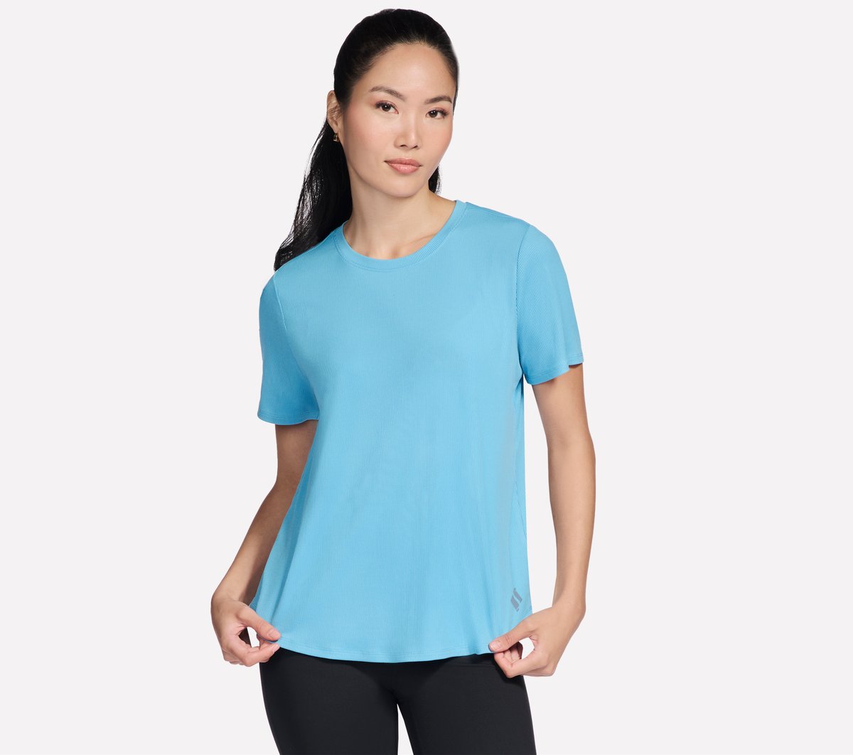 GO WALK Luxe Rib Tee | Women Skechers for sale