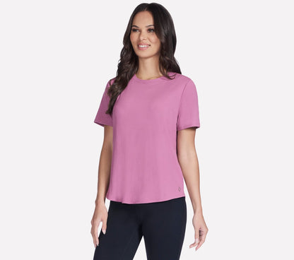 GO WALK Luxe Rib Tee | Women Skechers for sale