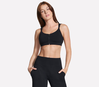 GO WALK Evolution Zip Front Bra | Women Skechers for sale
