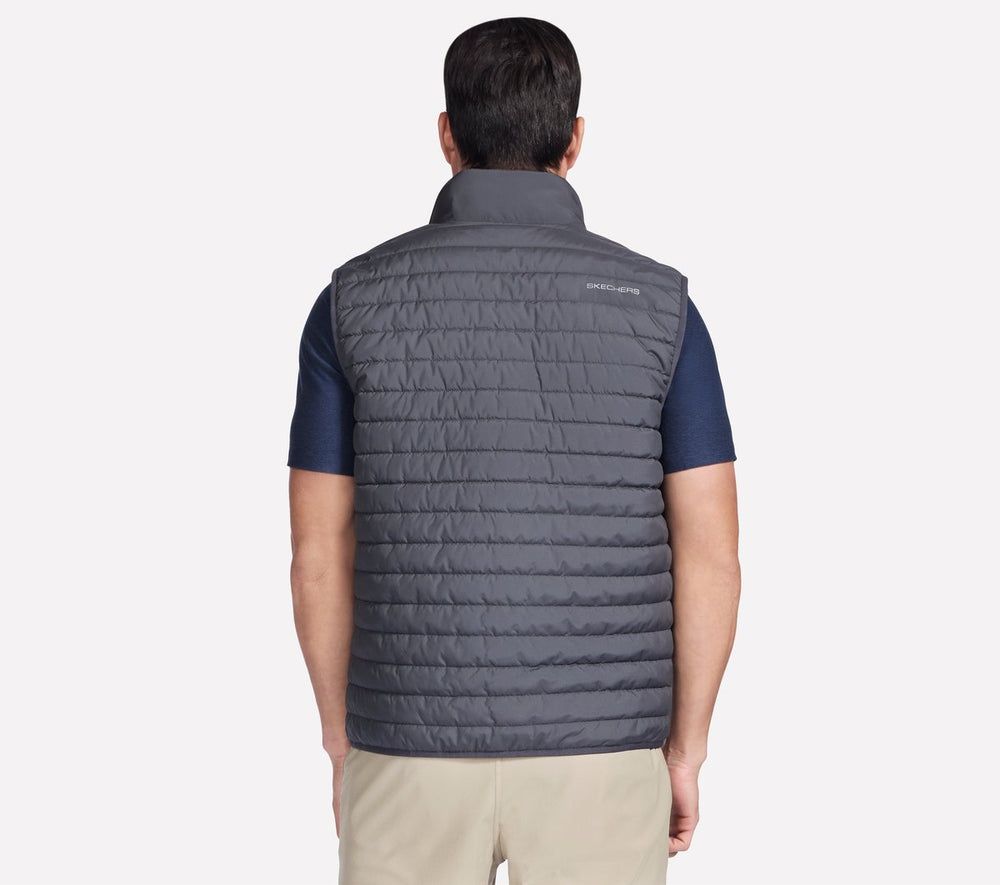 GO SHIELD Cozy Fit Altitude Reversible Vest | Men Skechers discount