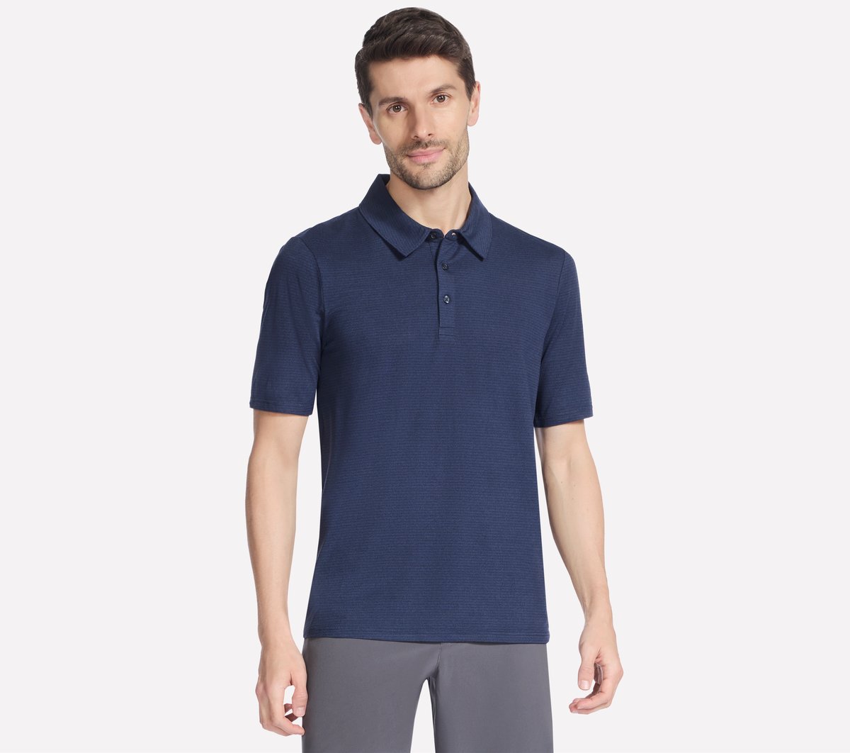 GO GOLF GO DRI All Day Stripe Polo | Men Skechers online shop