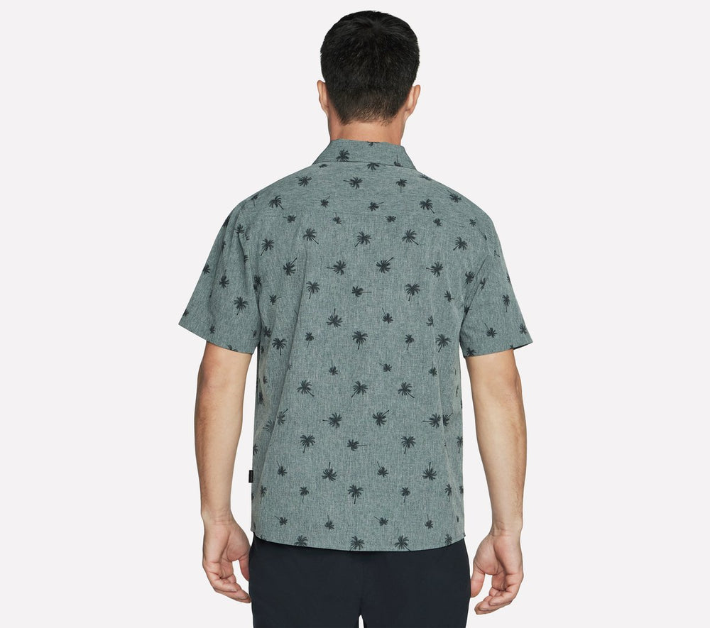 The GO WALK Air Printed Short Sleeve Shirt | Men Skechers for sale
