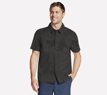The GO WALK Air Printed Short Sleeve Shirt | Men Skechers for sale