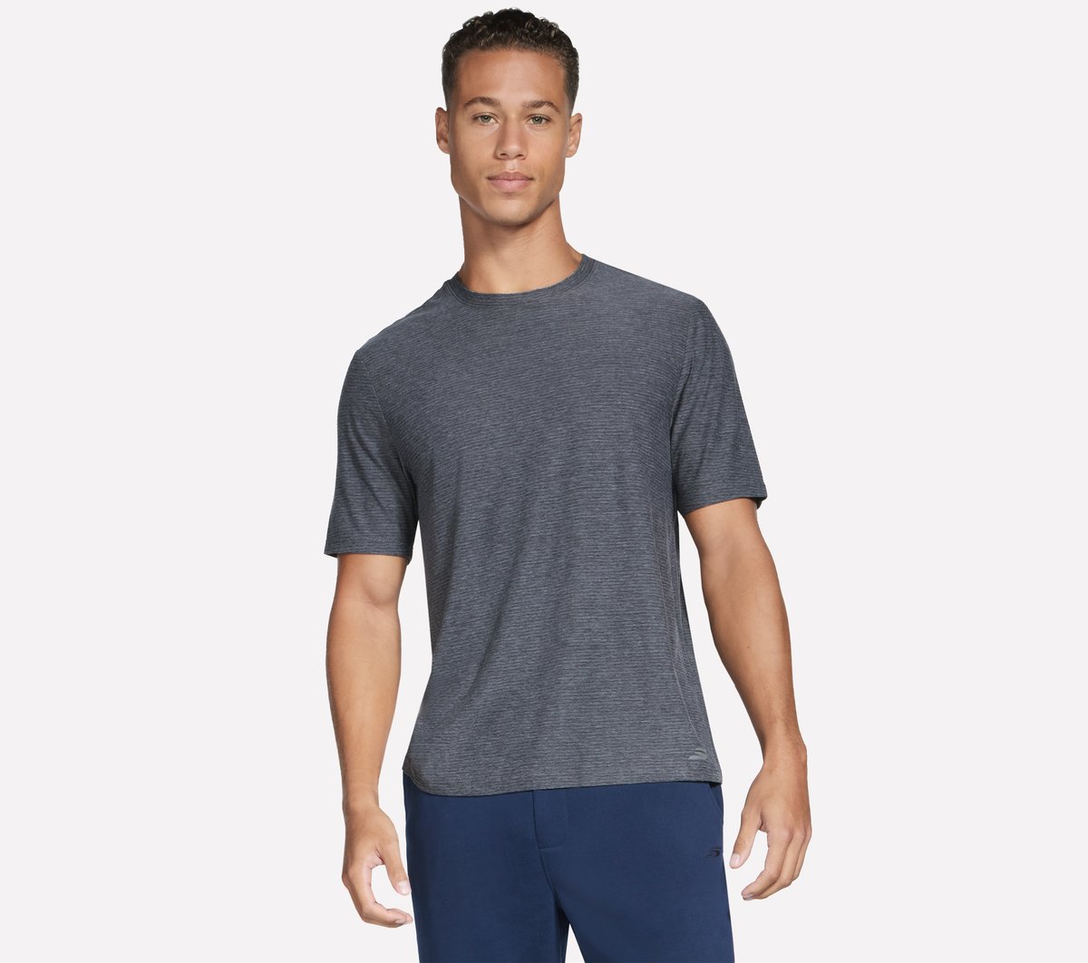 GO DRI All Day Stripe Tee | Men Skechers for sale